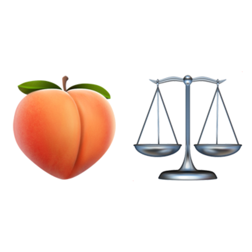 🍑⚖ Emoji Domain iOS rendering